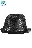 CAPPELLO PAILLETTES NERO